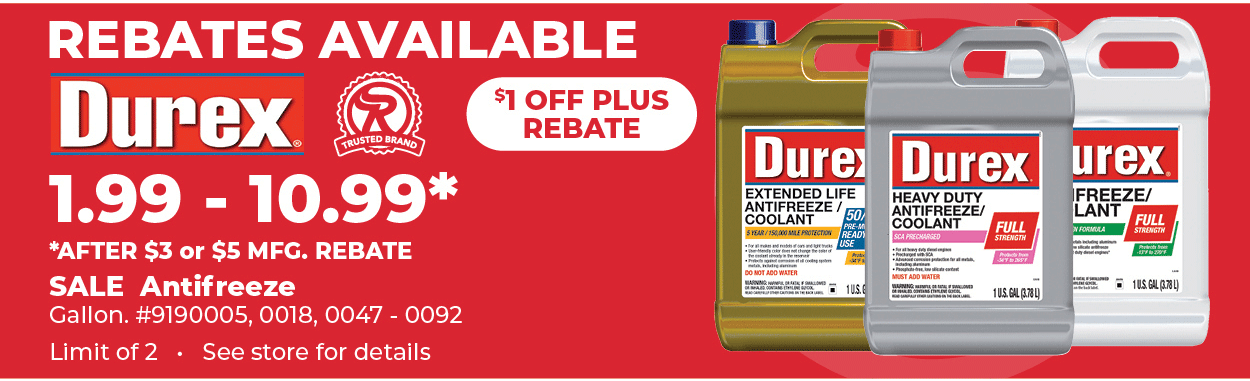 Durex Rebate Plus $1 Off
