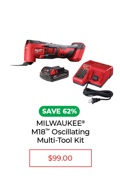 MILWAUKEE® M18™ Oscillating Multi-Tool Kit - SALE - $99.00