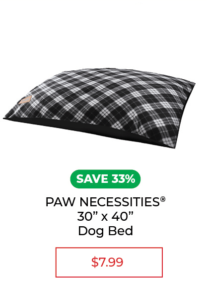 Paw Necessities 30" x 40" Dog Bed SALE - $7.99