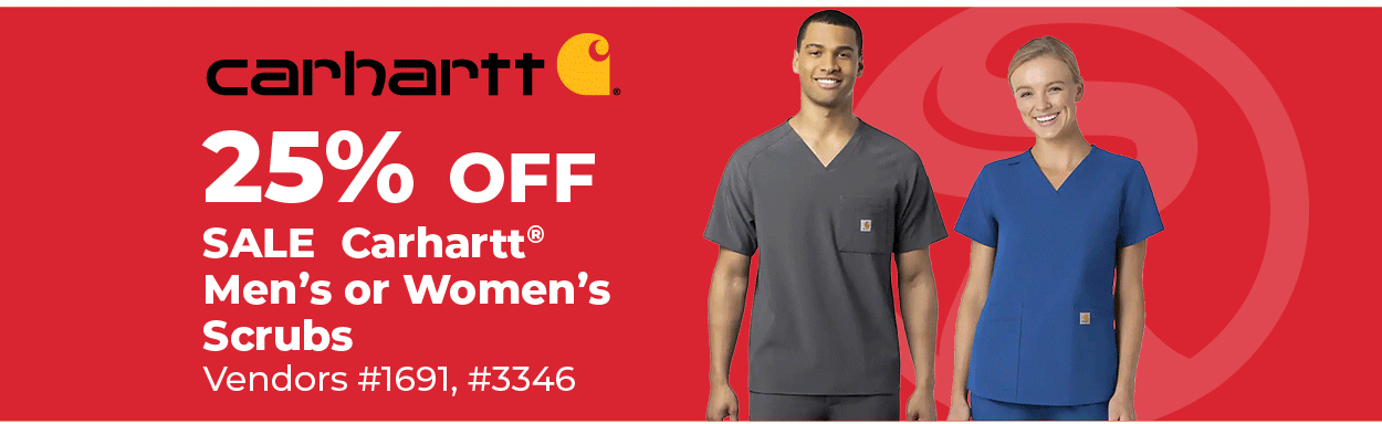 Carhartt® Men's or Women's Scrubs - 25% OFF