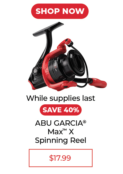 Abu Garcia Max X 20 Spinning Reel - SALE $17.99