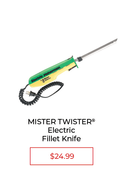 MISTER TWISTER Electric Fillet Knife - SALE $24.99