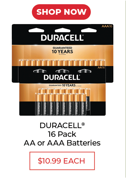 DURACELL® Copper & Black AA or AAA Battery - SALE $10.99
