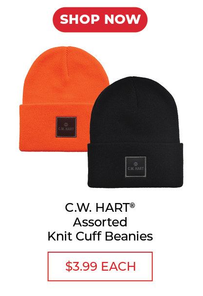 C.W. Hart Assorted Knit Cuff Beanies - SALE $3.99