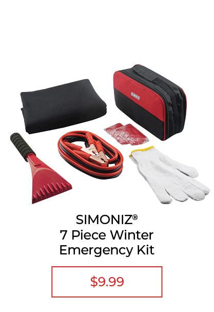SIMONIZ® 7pc Winter Emergency Kit - SALE $9.99
