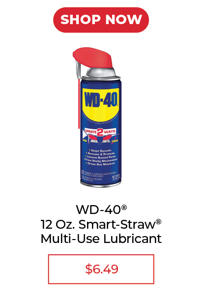 WD-40 12 Oz. Aerosol Multi-Purpose Lubricant with Smart Straw - SALE $6.49