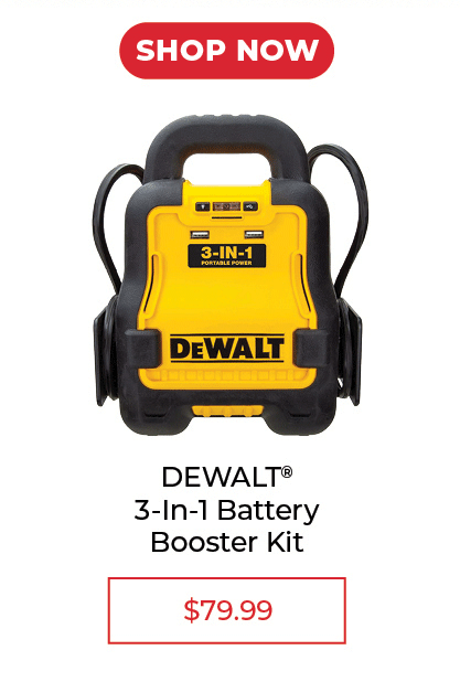 DeWalt 3-In-1 20V Battery Booster Kit - SALE $79.99