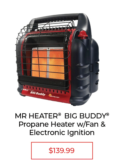 Mr. Heater® 4,000-18,000 BTU Big Buddy Portable Heater - SALE $139.99