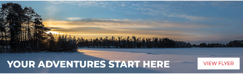 Your Adventures Start Here - Shop Flyer
