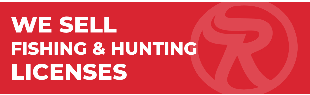 We Sell Fishing & Hunting Licenses