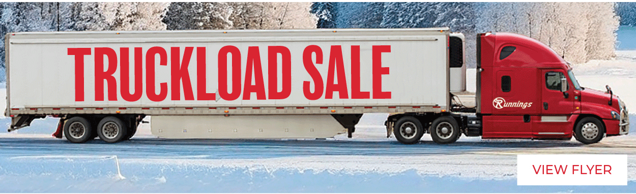 Runnings Truckload Sale -View Flyer