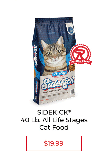 Sidekick® Adult Cat Food, 40 lbs. - SALE $19.99