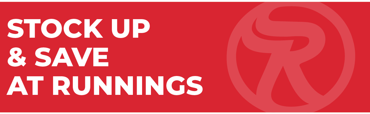 Stock Up & Save at Runnings