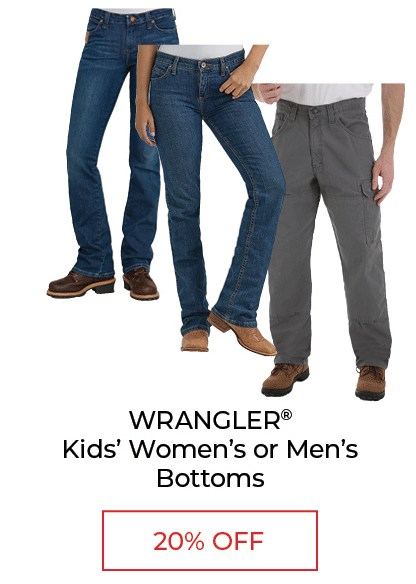 Wrangler Bottoms - 20% OFF
