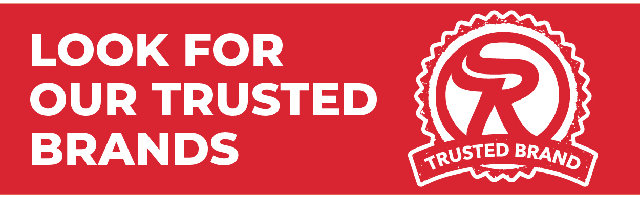 Look for our Trusted Brands