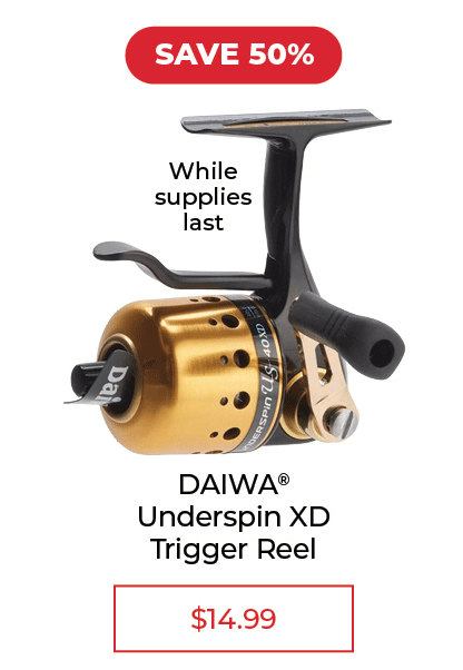 Daiwa® Underspin XD Trigger Reel - SALE $14.99