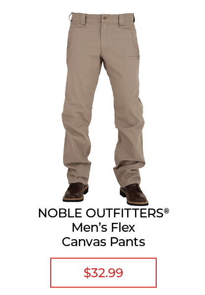 Noble Outfitters® Men's Flex Canvas Pants - SALE $32.99