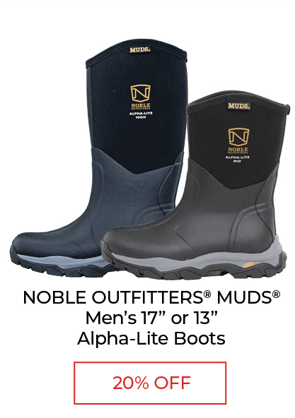 Noble Outfitters® MUDS® Men's 17' or 13' Alpha-Lite Boots - SALE 20% OFF