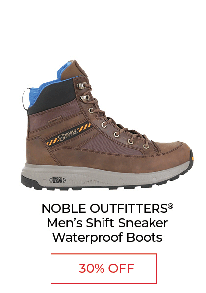 Noble Outfitters® Men's Shift Sneaker Waterproof Boots - 30% OFF