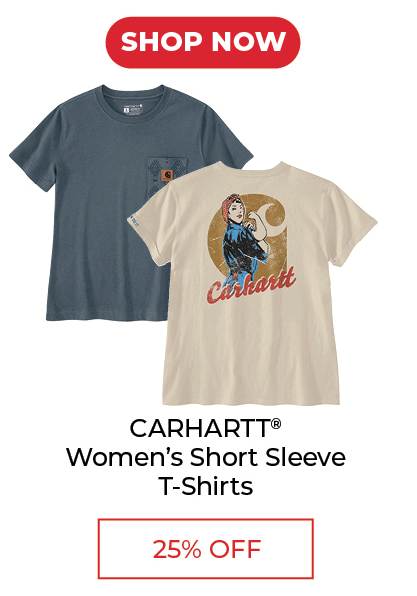 CARHARTT® Women's Short Sleeve T-Shirts - 25% OFF