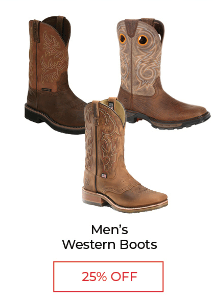 All Men's Western Boots - 25% OFF