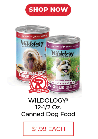 WILDOLOGY® Canned Dog Food - SALE $1.99