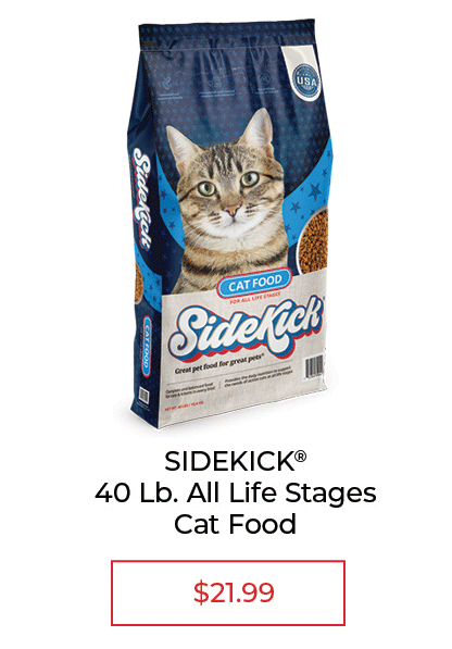 SIDE KICK All Life Stages Cat Food - SALE $21.99