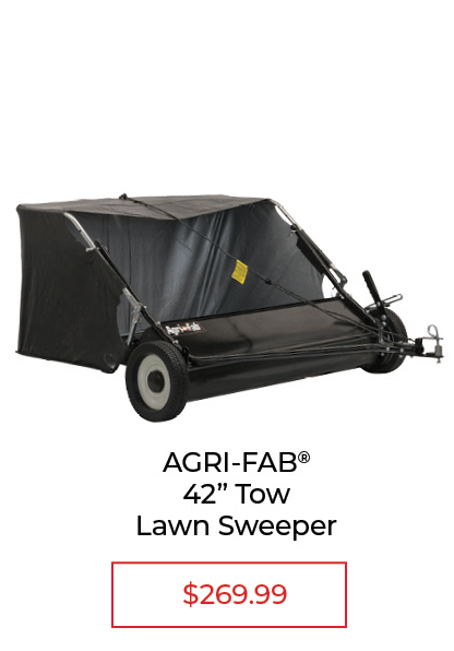 AGRI FAB 42" Tow Lawn Sweeper - SALE $269.99