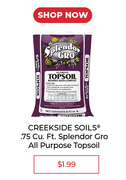 Creekside Splendor Gro All Purpose Topsoil - SALE $1.99