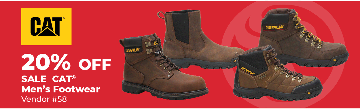 20% OFF CAT Men's Footwear