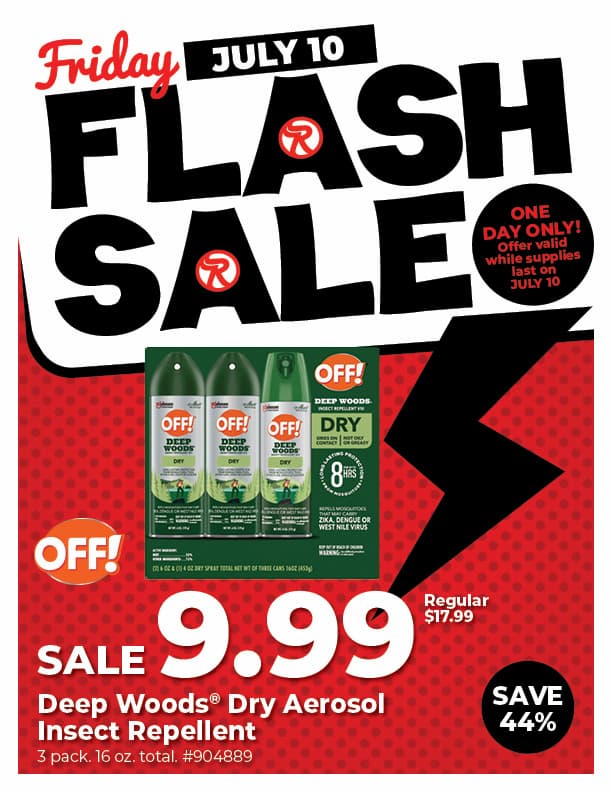 Friday Flash Sale - Deep Woods Dry Aerosol Insect Repellent (3 Pack) - SALE $9.99, 44% Off