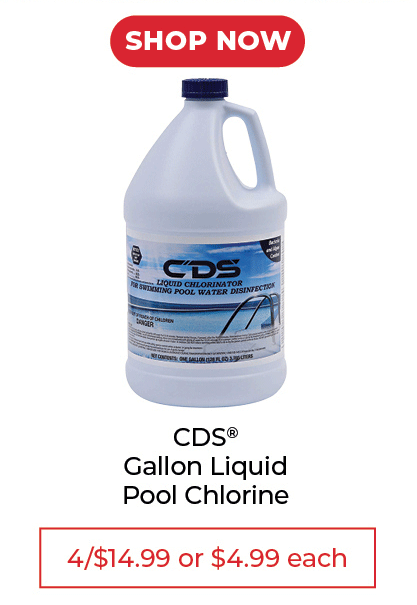 CDS Liquid Pool Chlorine - SALE $4/$14.99