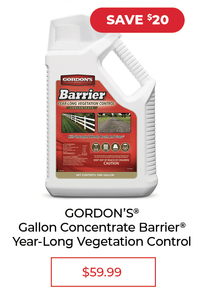 Gordon's Barrier® Year-Long Vegetation Control - SALE $59.99