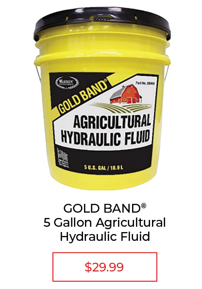 Gold Band Agricultural Hydraulic Fluid - SALE $29.99