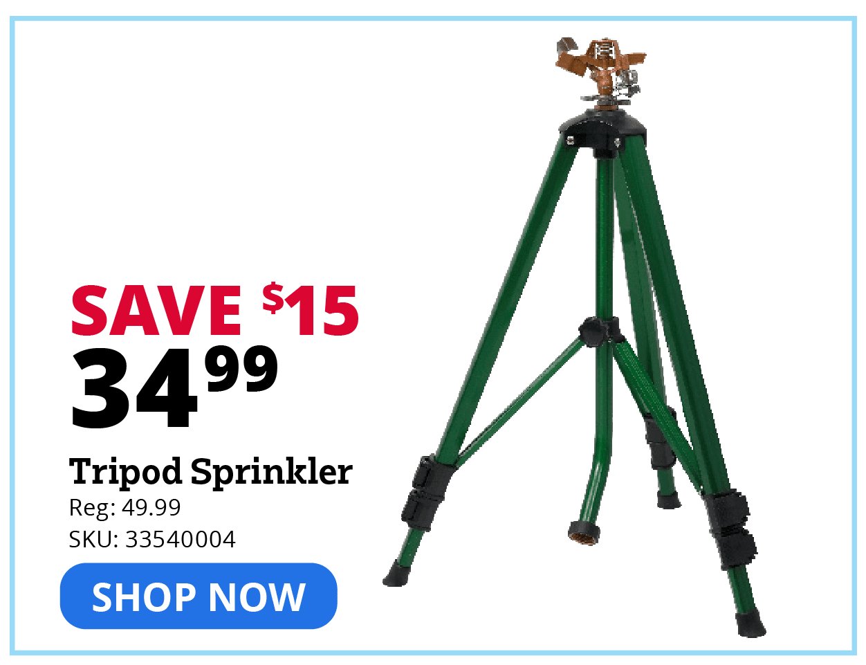Tripod Sprinkler