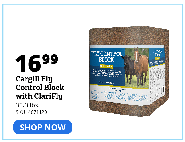 Cargill Fly Control Block with ClariFly, 33.3 lb. Block