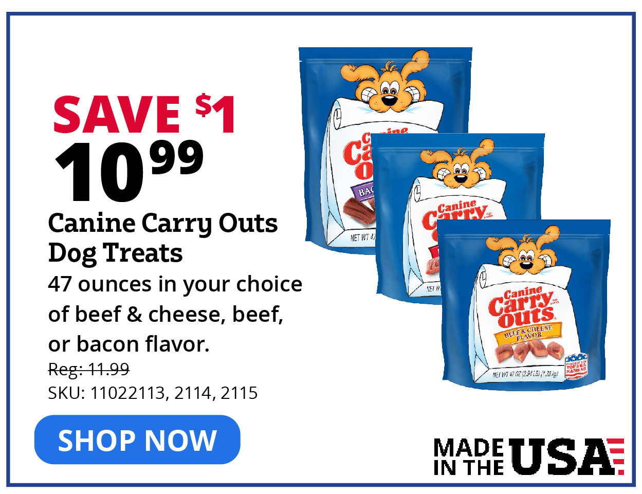 Canine Carry Outs Dog Treats