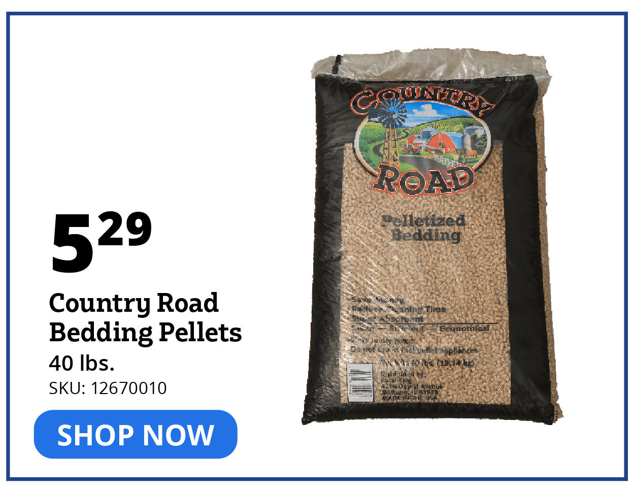 Country Road Bedding Pellets