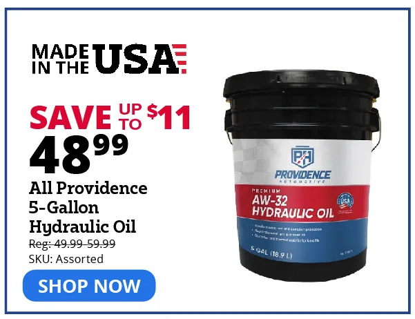 all providence 5-gallon hydraulic oil
