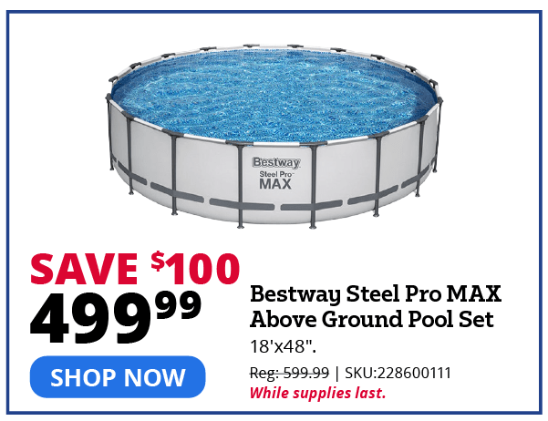Bestway Steel Pro MAX 18' x 48" Above Ground Pool Set - 56463E