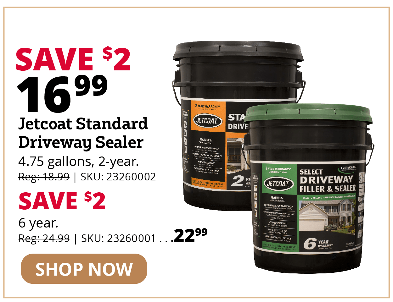 Jetcoat Standard Driveway Sealer