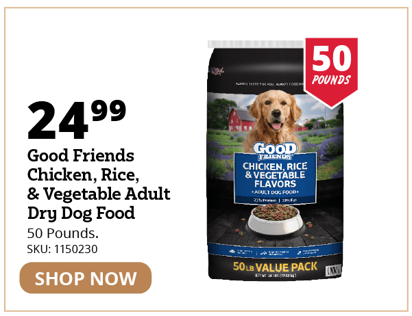 Good Friends Chicken, Rice, and Vegetable Adult Dog Food
