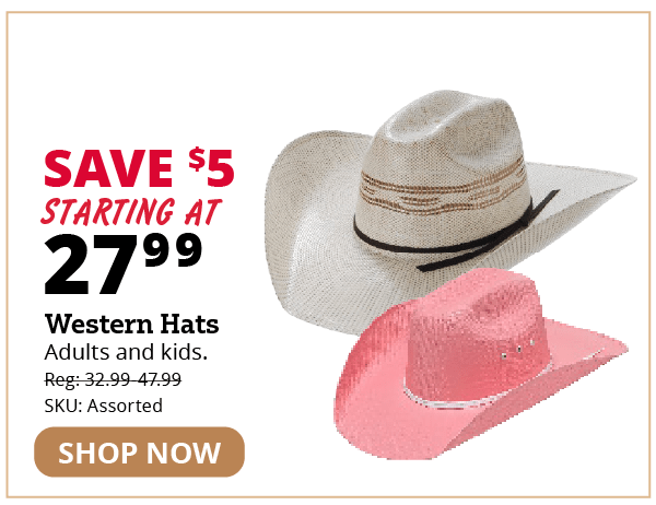 Western Hats Adults & Kids