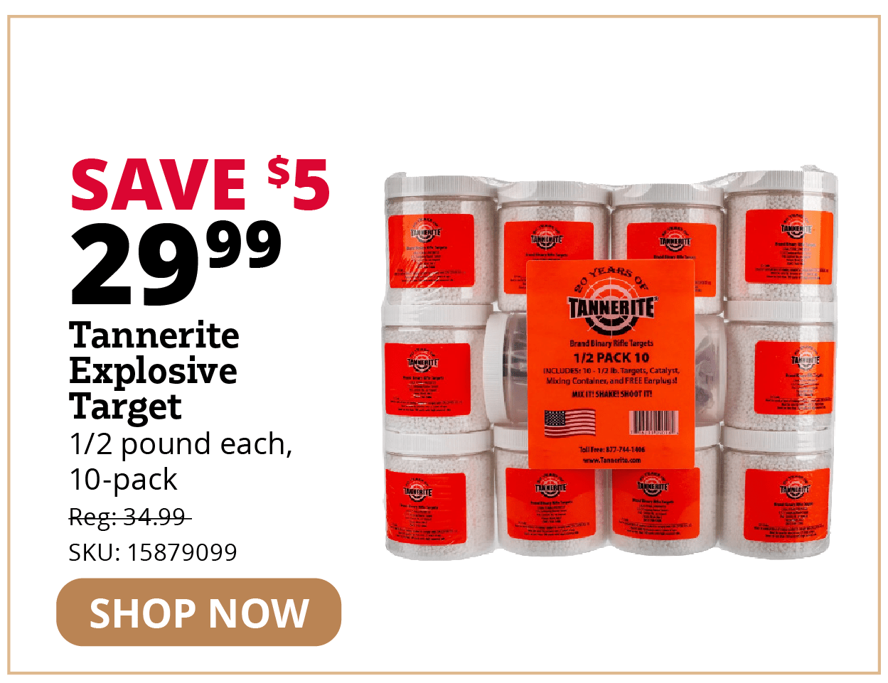 Tannerite Explosive Target