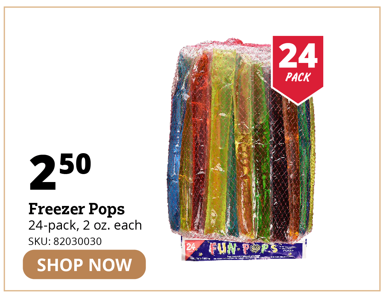freezer pop