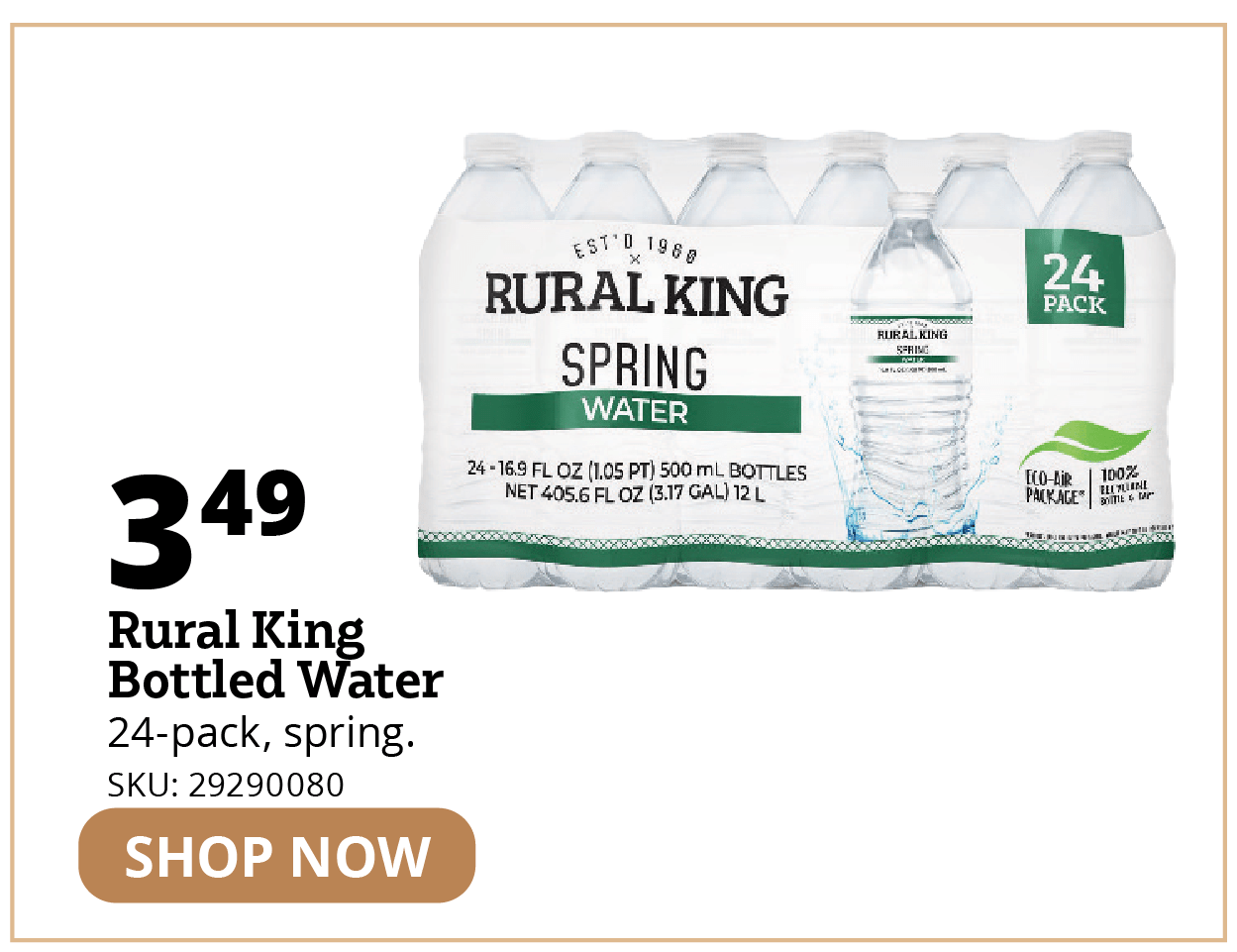 RK bottled water spring