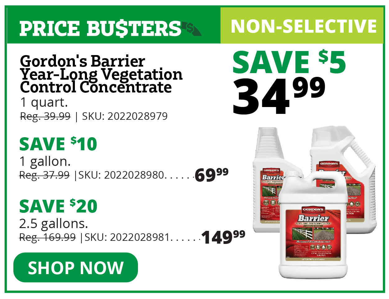 gordons barrier year long vegetation control concentrate