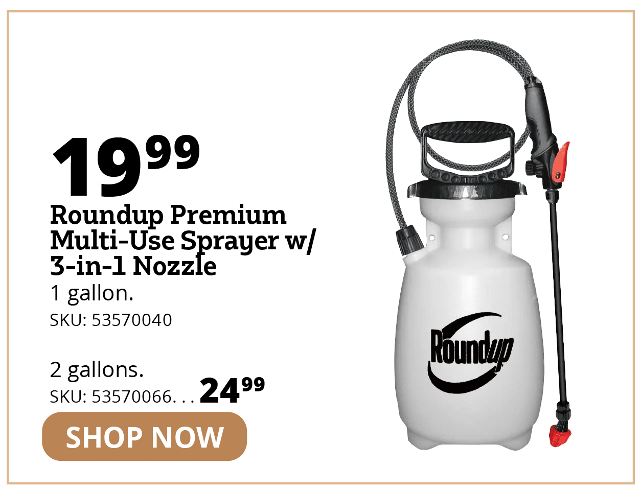 Roundup Premium Multi-Use Sprayer