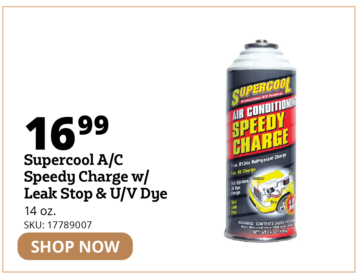 Speedy Charge U/V Dye Leak