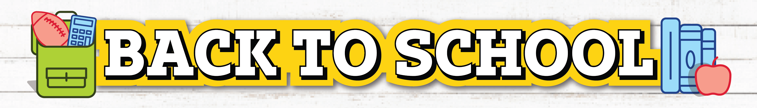 Back to school banner
